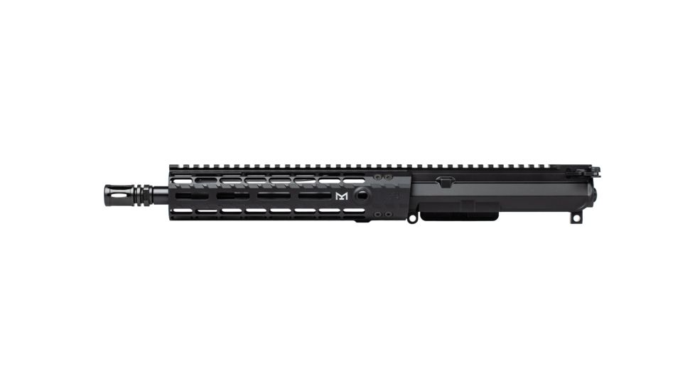 Aero Precision M4E1-E Complete Upper, 10.5in 5.56 BRL, EM-9 Gen2 HG, Anodized W/BCG/CH, Black, APAR900000