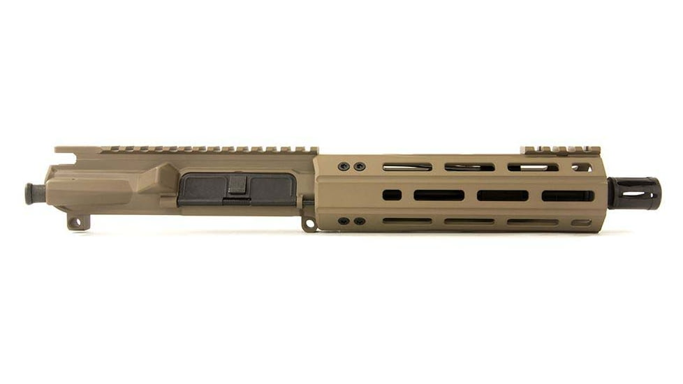 Aero Precision M4E1-E Complete Upper, 7.5in 5.56 Barrel, Quantum 7in M-LOK Handguard, Flat Dark Earth, APAR640111M0