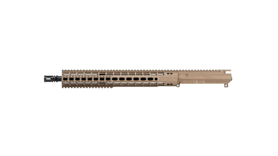 Aero Precision M4E1-E EQ15 Complete Upper, 5.56 x 45, 16inch, HBAR, Mid Length, 1-7 Twist, 1/2 x 28 Thread, Cerakote, FDE, APAR600224Q97