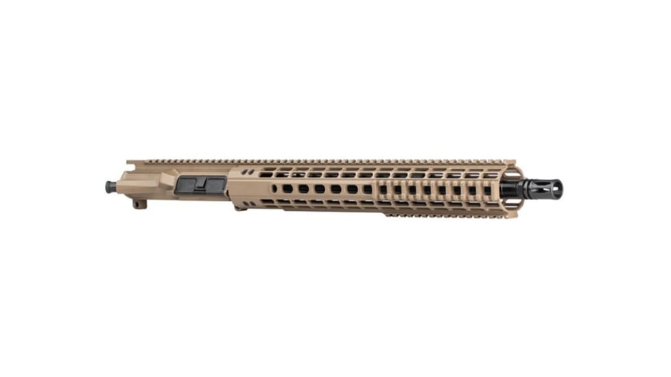Aero Precision M4E1-E EQ15 Complete Upper, 5.56 x 45, 16inch, HBAR, Mid Length, 1-7 Twist, 1/2 x 28 Thread, Cerakote, FDE, APAR600224Q97