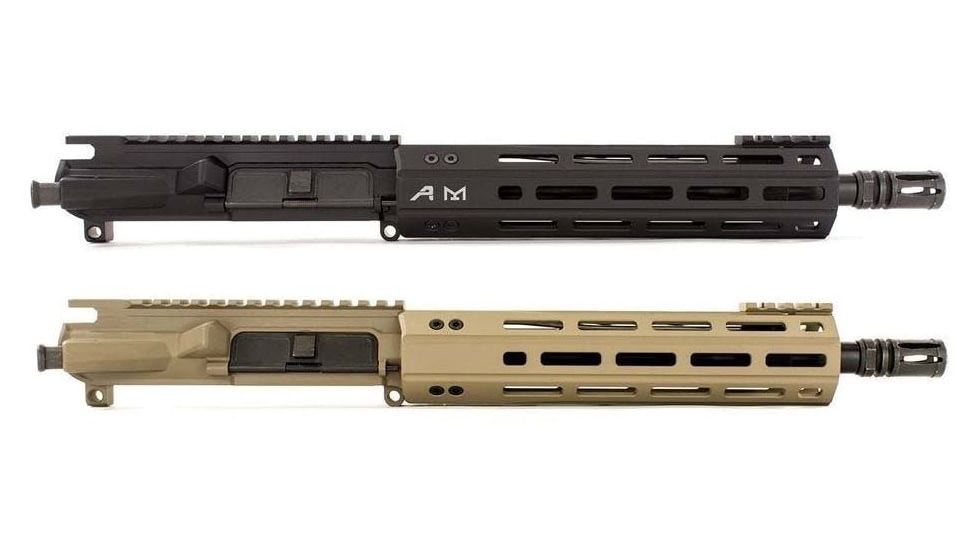 Aero Precision M4E1 Enhanced 10.5in 5.56 Barrel Quantum Handguard Complete Upper Receiver, Black, Flat Dark Earth