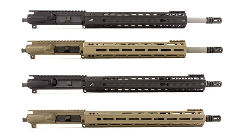 Aero Precision M4E1 Enhanced 16in .223 Wylde SS Quantum Handguard Complete Upper Receiver, Black, Flat Dark Earth