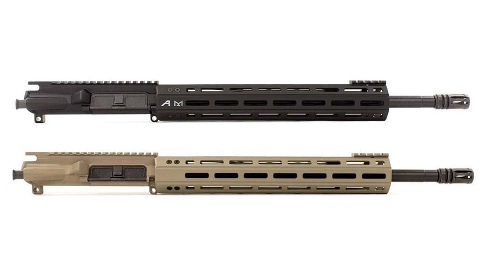 Aero Precision M4E1 Enhanced 16in 5.56 Mid-Length Barrel Quantum Handguard Complete Upper Receiver, Black, Flat Dark Earth