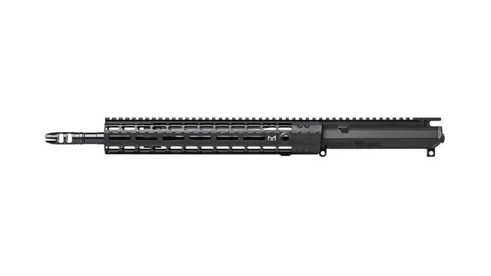 Aero Precision M4E1 Enhanced Complete Upper Receiver, 5.56 NATO, 14.5 in Barrel, Government Profile, 1-7 Twist, 12 in M-LOK Handguard, Pinned VG6 Epsilon 556SL Brake, Anodized, Black, APAR640232M68