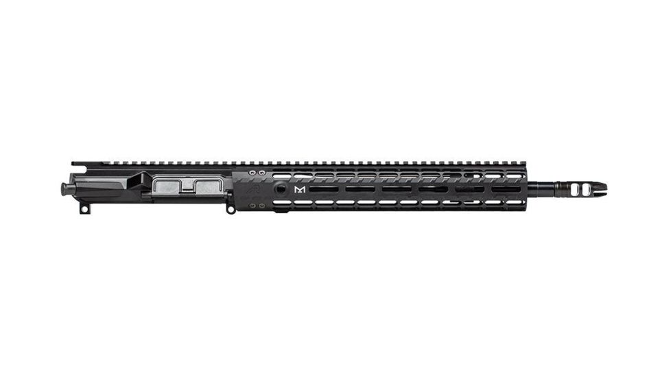 Aero Precision M4E1 Enhanced Complete Upper Receiver, 5.56 NATO, 14.5 in Barrel, Government Profile, 1-7 Twist, 12 in M-LOK Handguard, Pinned VG6 Epsilon 556SL Brake, Anodized, Black, APAR640232M68