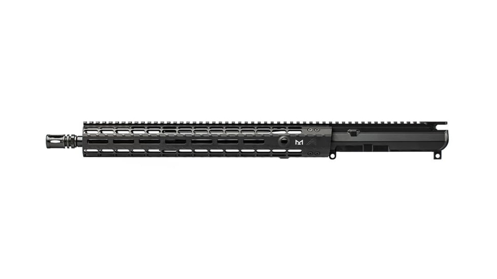 Aero Precision M4E1 Enhanced No Forward Assist Complete Upper Receiver, 16in 5.56 Mid, EM15, Anodized Black, APAR612218M7
