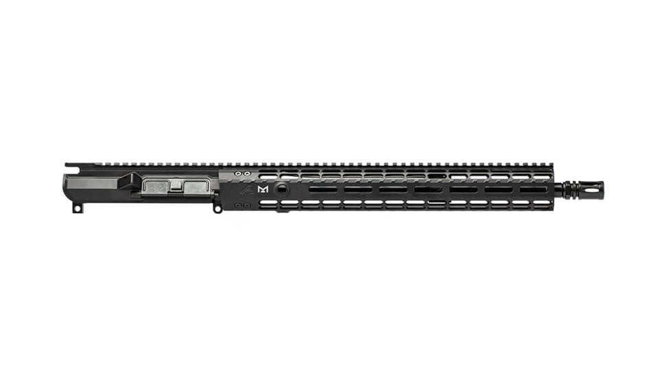 Aero Precision M4E1 Enhanced No Forward Assist Complete Upper Receiver, 16in 5.56 Mid, EM15, Anodized Black, APAR612218M7