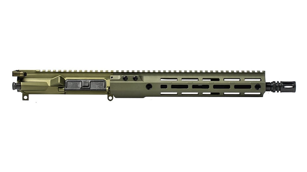 Aero Precision M4E1-T PRO CHF, M4, 5.56mm, 13.9 inch Complete Upper Receiver, Hanson, Mid Length, 1-7 Twist, A2 Birdcage, Anodized, OD Green, APAR700013D114