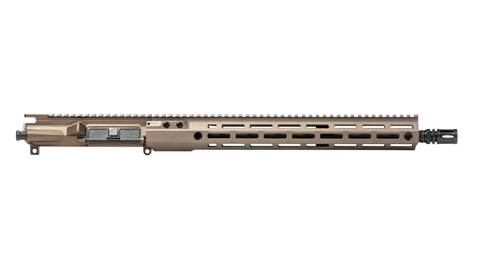Aero Precision M4E1-T PRO CHF, M4, 5.56mm, 16 inch Complete Upper Receiver, Hanson, Mid Length, 1-7 Twist, A2 Birdcage, Anodized, Kodiak Brown, APAR700021D112
