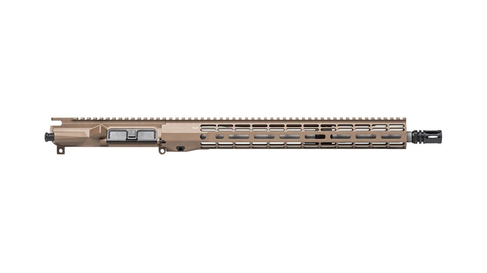 Aero Precision M4E1 Threaded .223 Wylde Complete Upper Receiver, 16in, Mid-Length Barrel, 1-8 Twist, A2 Flash Hider, ATLAS R-ONE Handguard, FDE Cerakote, APAR700715M9