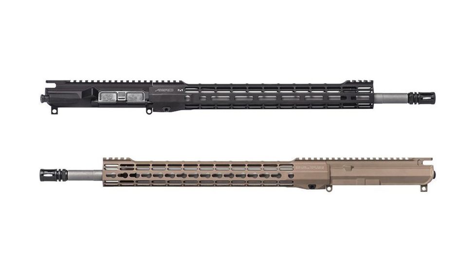 Aero Precision M4E1 Threaded .224 w/ATLAS S-ONE Handguard Upper Receiver, Anodized Black, Flat Dark Earth