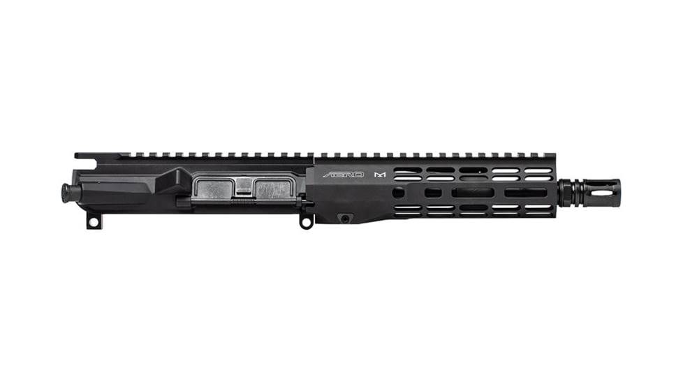 Aero Precision M4E1 Threaded .300 Blackout Complete Upper Receiver, 8in, 1-7 Twist, 5/8x24 Thread, ATLAS R-ONE Handguard, Black Anodized, APAR700701M1