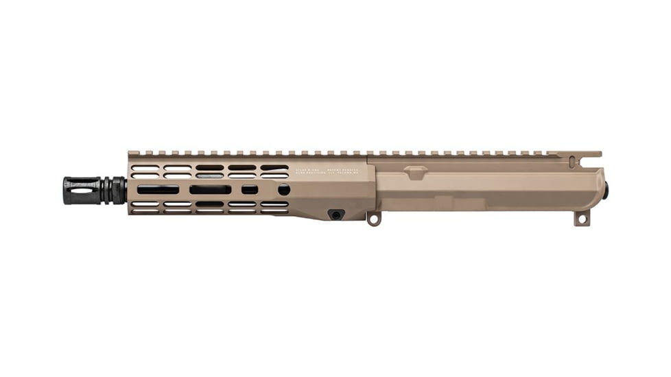 Aero Precision M4E1 Threaded .300 Blackout Complete Upper Receiver, 8in, 1-7 Twist, 5/8x24 Thread, ATLAS R-ONE Handguard, FDE Cerakote, APAR700711M1