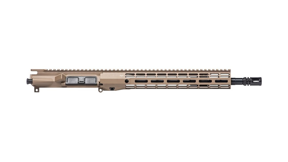 Aero Precision M4E1 Threaded 5.56mm Complete Upper Receiver, 14,5in, Mid-Length Barrel, 1-7 Twist, 1/2x28 Thread, ATLAS R-ONE Handguard, FDE Cerakote, APAR700714M5