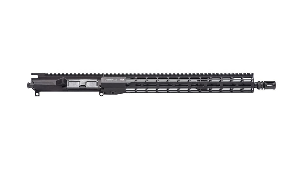 Aero Precision M4E1 Threaded 5.56mm Complete Upper Receiver, 16in, Mid Length Pencil Barrel, 1-7 Twist, A2 Flash Hider, ATLAS R-ONE Handguard, Black Anodized, APAR700705M39