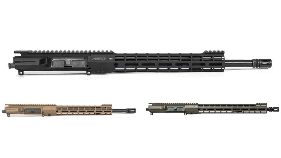 Aero Precision M4E1 Threaded 5.56 Mid-Length w/ ATLAS S-ONE Handguard Complete Upper Receiver, Black, Flat Dark Earth, OD Green