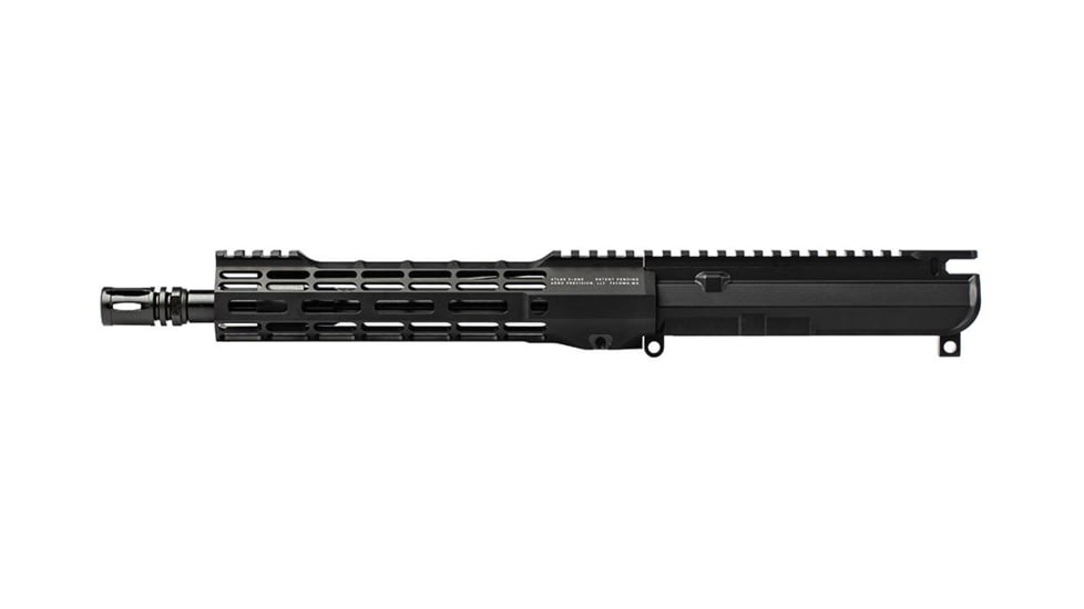 Aero Precision M4E1 Threaded No Forward Assist Complete Upper Receiver, 10.5in 5.56 Carbine, SM9.2, Anodized Black, APAR712102M2