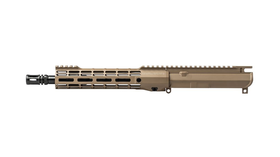 Aero Precision M4E1 Threaded No Forward Assist Complete Upper Receiver, 10.5in 5.56 Carbine, SM9.2, FDE, APAR712112M2