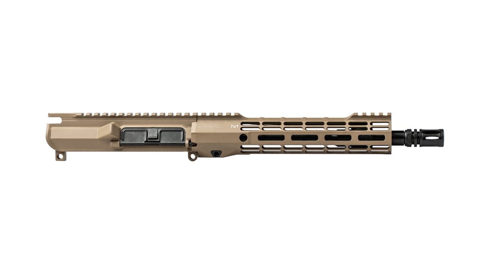 Aero Precision M4E1 Threaded No Forward Assist Complete Upper Receiver, 10.5in 5.56 Carbine, SM9.2, FDE, APAR712112M2