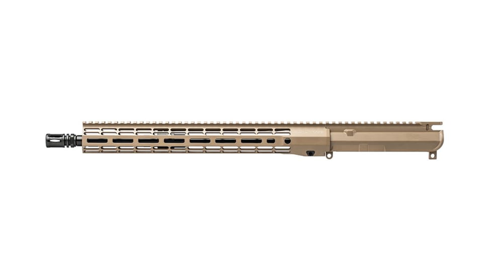 Aero Precision M4E1 Threaded No Forward Assist Complete Upper Receiver, 16in 5.56 Mid, RM15, FDE, APAR712715M7