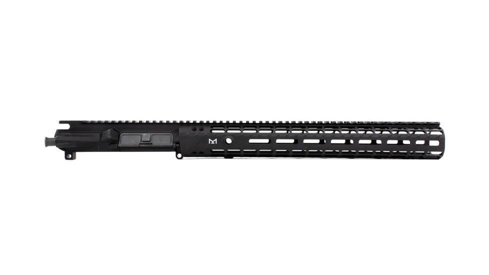 Aero Precision M4E1 Upper Receiver, AR-15, 5.56x45mm NATO, 15 in M-LOK Handguard, No BCG/Charging Handle, Anodized, Black, APAR640251MS