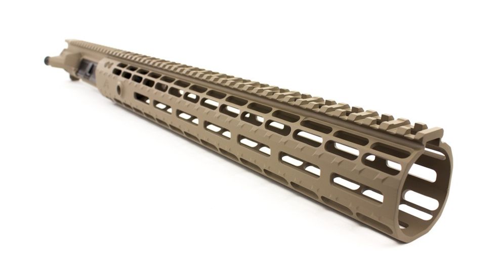 Aero Precision M4E1 Upper Receiver, AR-15, 5.56x45mm NATO, 15 in M-LOK Handguard, No BCG/Charging Handle, Magpul Cerakote, Flat Dark Earth, APAR640252MS