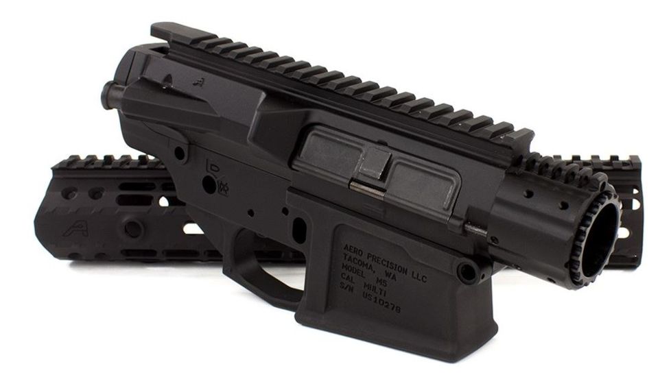 Aero Precision M5 Builder Set w/ 12in KeyMod Handguard Gen 2, Anodized Black, APCS100087S