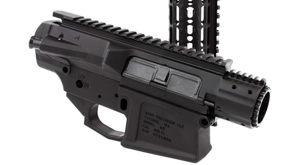 Aero Precision M5 Builder Set w/ 12in KeyMod Handguard Gen 2, Anodized Black, APCS100087S