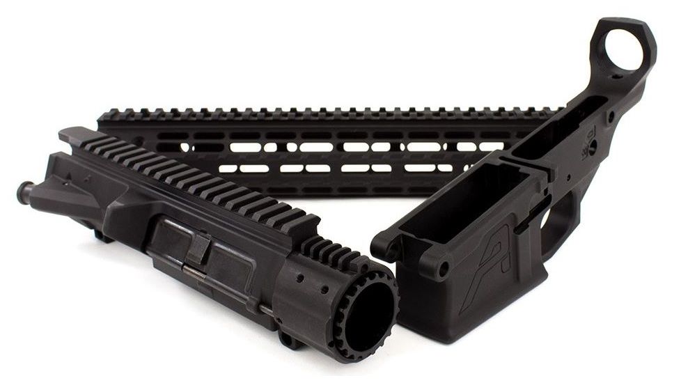 Aero Precision M5 Builder Set w/ 12in M-LOK Handguard Gen 2, Anodized Black, APCS100089S