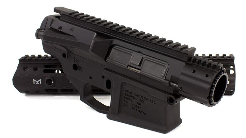 Aero Precision M5 Builder Set w/ 12in M-LOK Handguard Gen 2, Anodized Black, APCS100089S