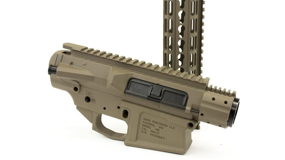 Aero Precision M5 Builder Set w/ 15in KeyMod Handguard Gen 2, FDE Cerakote, APCS100023S