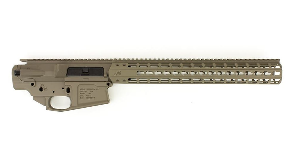 Aero Precision M5 Builder Set w/ 15in KeyMod Handguard Gen 2, FDE Cerakote, APCS100023S