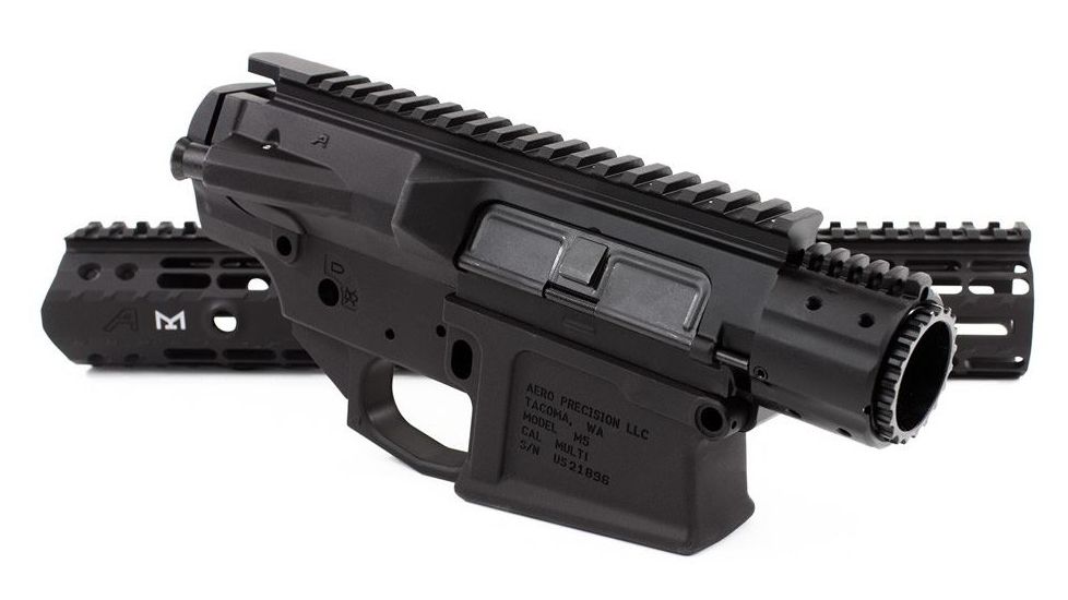 Aero Precision M5 Builder Set w/ 15in M-LOK Handguard Gen 2, Anodized Black, APCS100078S