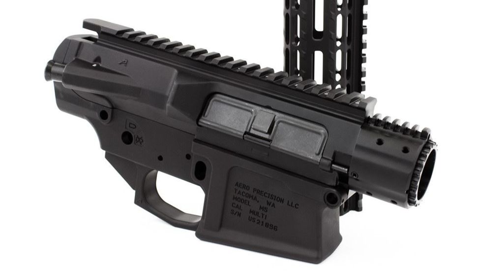 Aero Precision M5 Builder Set w/ 15in M-LOK Handguard Gen 2, Anodized Black, APCS100078S