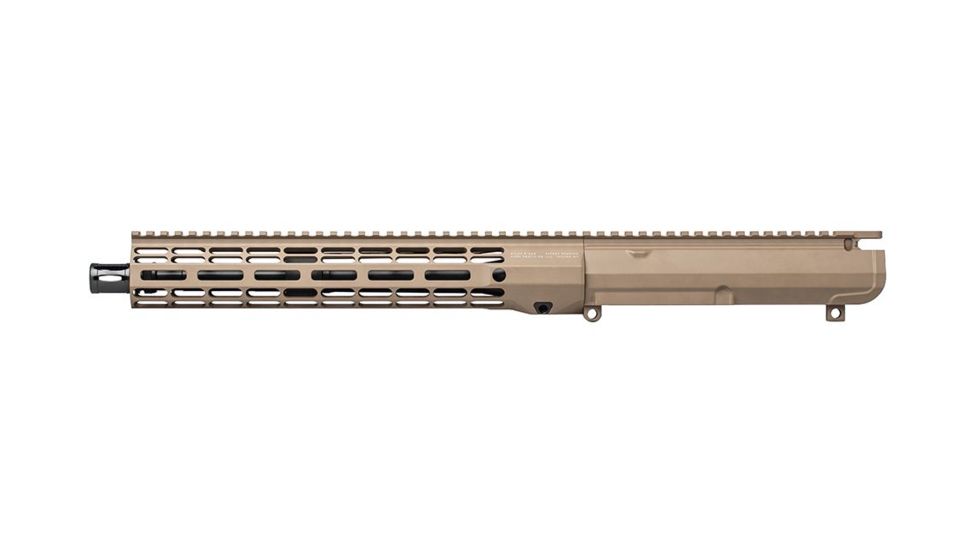 Aero Precision M5 Complete Upper Receiver, 12.5in .308 CMV Barrel, w/ATLAS R-ONE 12in KeyMod Handguard, Anodized, Flat Dark Earth, APAR538614P49