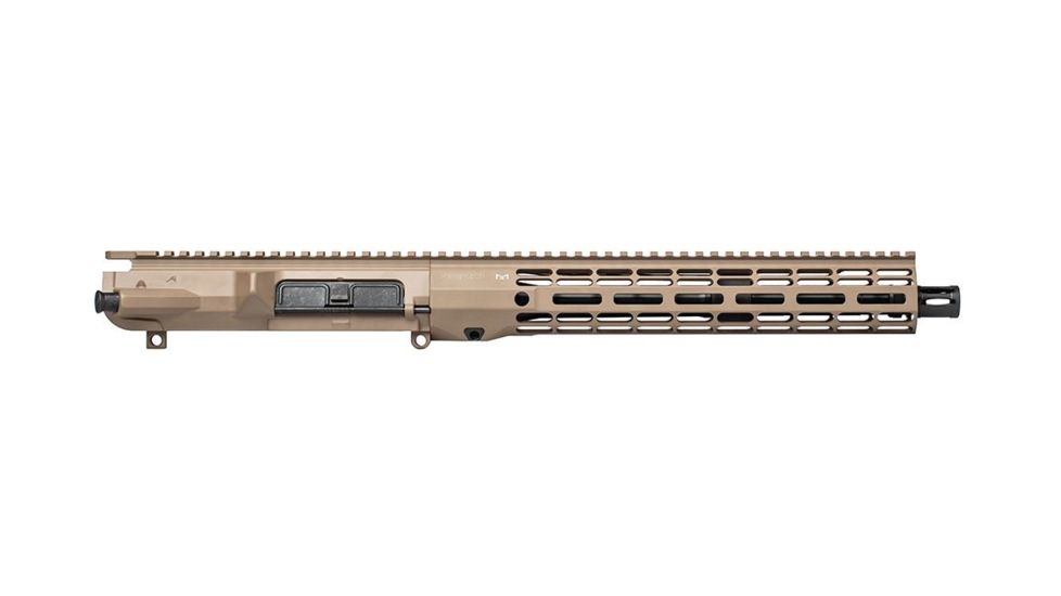 Aero Precision M5 Complete Upper Receiver, 12.5in .308 CMV Barrel, w/ATLAS R-ONE 12in KeyMod Handguard, Anodized, Flat Dark Earth, APAR538614P49