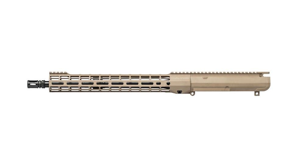 Aero Precision M5 Complete Upper Receiver, 16in .308 CMV Mid Barrel, w/ATLAS S-ONE 15in M-LOK Handguard, Anodized, Flat Dark Earth, APAR538115M22