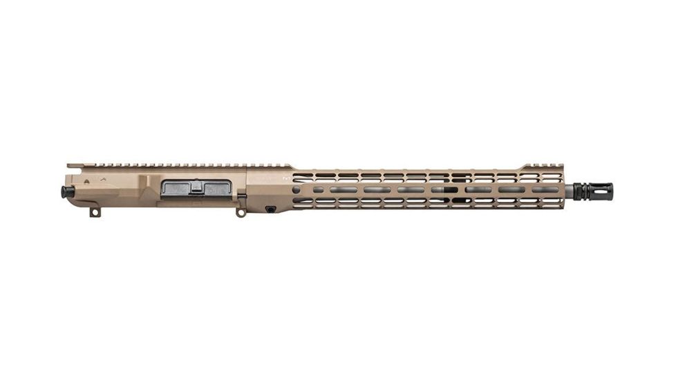 Aero Precision M5 Complete Upper Receiver, 16in .308 SS Mid Barrel, w/ATLAS S-ONE 15in M-LOK Handguard, Anodized, Flat Dark Earth, APAR538115M23