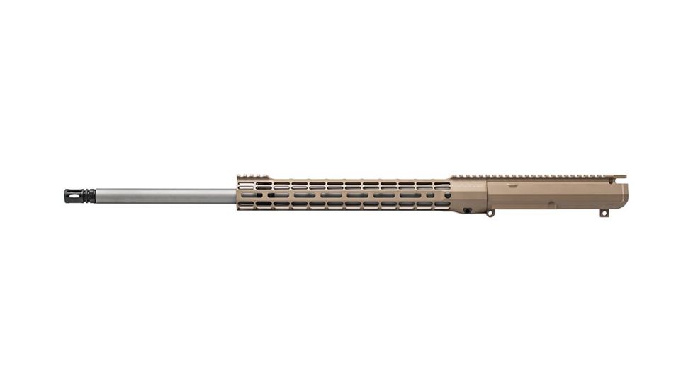 Aero Precision M5 Complete Upper Receiver, 24in 6.5 Creedmoor SS Rifle Barrel, w/ATLAS S-ONE 15in M-LOK Handguard, Anodized, Flat Dark Earth, APAR538115M47