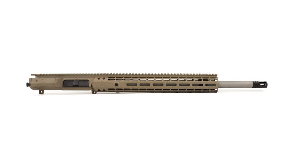 Aero Precision Complete Upper Receiver, M5E1, 20in, 6.5 CM SS Rifle Barrel, EM-15 HG Gen 2, FDE, APAR308556M45