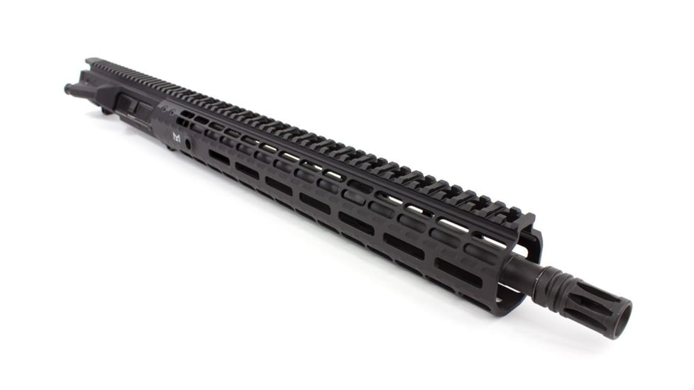 Aero Precision M5E1 Complete Upper Reciever, .308, 16in Mid Barrel, 1-10 Twist, 5/8x24 Thread, Free-Float Handguard, Anodized, Black, APAR308554M22