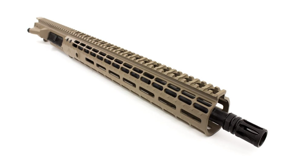 Aero Precision M5E1 Complete Upper Reciever, .308, 16in Mid Barrel, 1-10 Twist, 5/8x24 Thread, Free-Float Handguard, Cerakote, FDE, APAR308556M22