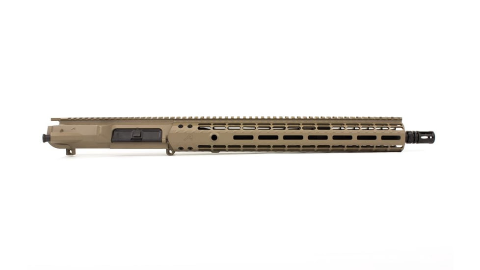 Aero Precision M5E1 Complete Upper Reciever, .308, 16in Mid Barrel, 1-10 Twist, 5/8x24 Thread, Free-Float Handguard, Cerakote, FDE, APAR308556M22