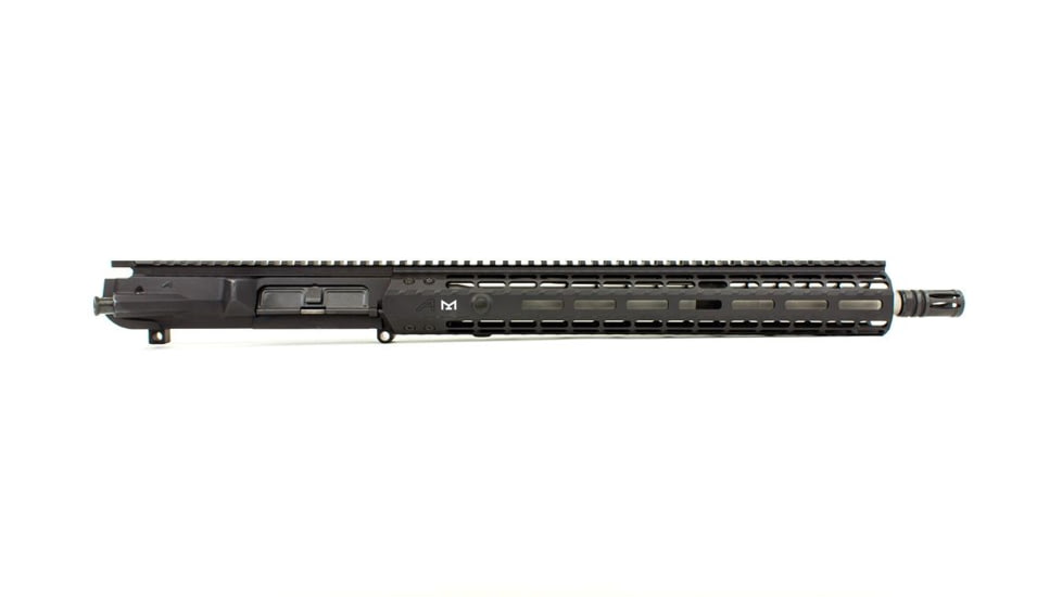 Aero Precision M5E1 Complete Upper Reciever, .308, 16in Mid Barrell, 1-10 Twist, 5/8x24 Thread, Free-Float Handguard, Stainless Steel, Anodized, Black, APAR308554M23