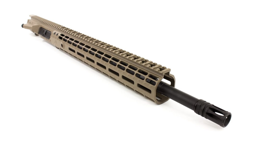 Aero Precision M5E1 Complete Upper Reciever, .308, 18in Rifle Barrel, 1-10 Twist, 5/8x24 Thread, Free-Float Handguard, CMV, Cerakote, FDE, APAR308253M25