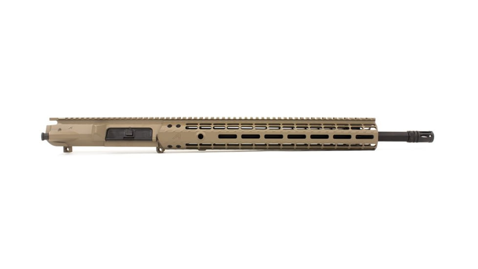 Aero Precision M5E1 Complete Upper Reciever, .308, 18in Rifle Barrel, 1-10 Twist, 5/8x24 Thread, Free-Float Handguard, CMV, Cerakote, FDE, APAR308253M25