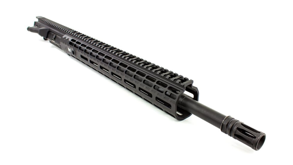 Aero Precision M5E1 Complete Upper Reciever, .308, 18in Rifle Barrel, 1-10 Twist, 5/8x24 Thread, Free-Float Handguard, CMV, Anodized, Black, APAR308233M25