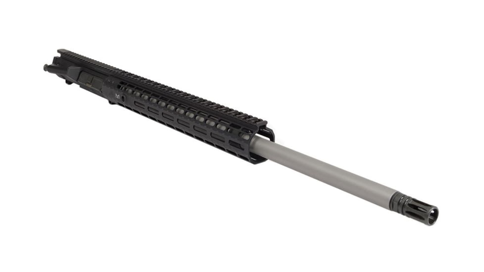 Aero Precision M5E1 Complete Upper Reciever, 6.5 CM, 24in Rifle Barrel, 1-8 Twist, 5/8x24 Thread, Free-Float Handguard, Stainless Steel, Anodized, Black, APAR308554M47