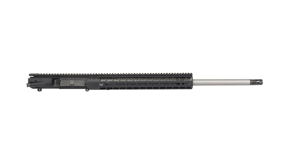 Aero Precision M5E1 Complete Upper Reciever, 6.5 CM, 24in Rifle Barrel, 1-8 Twist, 5/8x24 Thread, Free-Float Handguard, Stainless Steel, Anodized, Black, Black, APAR308554M47