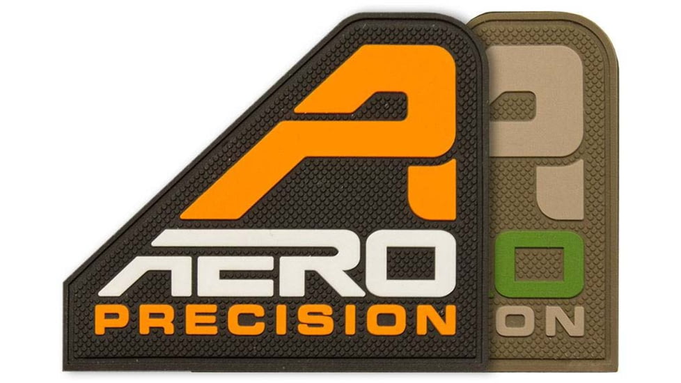 Aero Precision PVC Patch, Orange/Black, APAG100078
